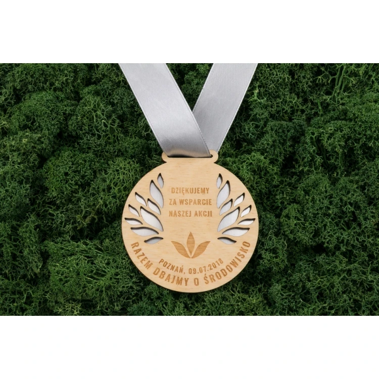 Premium Medaille - Natur - Durchmesser: 80mm - MGR075