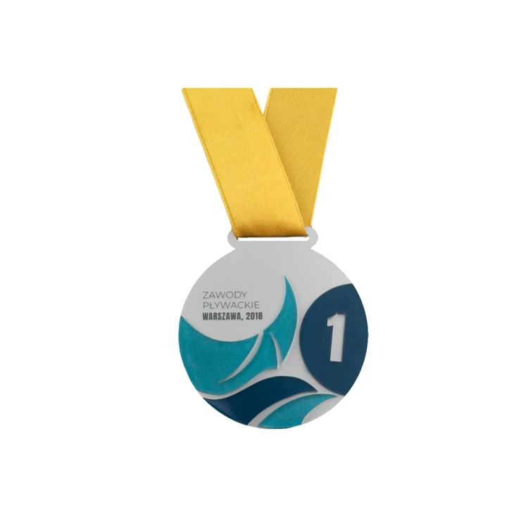 Premium Medaille - Schwimmen - Durchmesser: 70mm - MGR069
