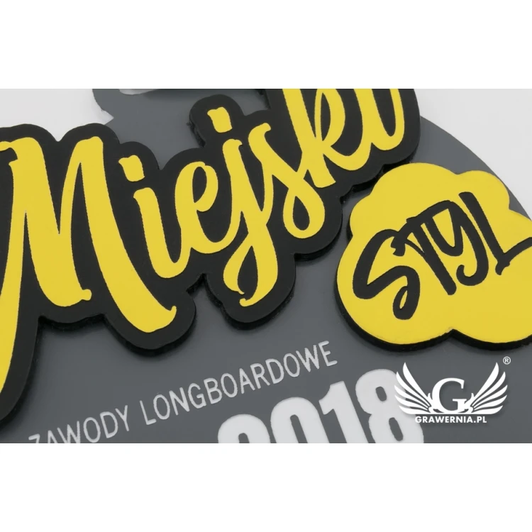 Premium Medaille - Punk - Abmessungen: 65x65mm - MGR074