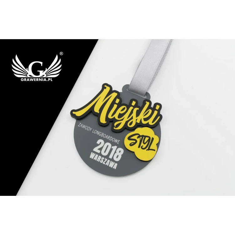 Premium Medaille - Punk - Abmessungen: 65x65mm - MGR074