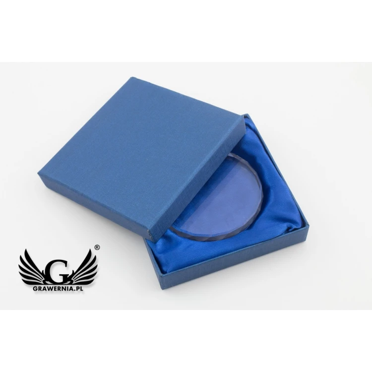 Elite Glasmedaille mit farbigem UV-Druck und Etui - MGR084