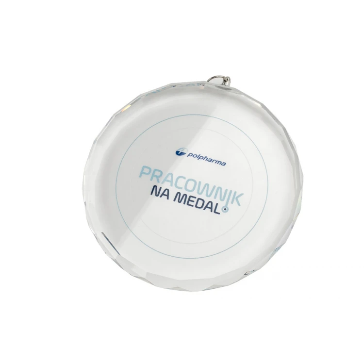 Elite Glasmedaille mit farbigem UV-Druck und Etui - MGR024