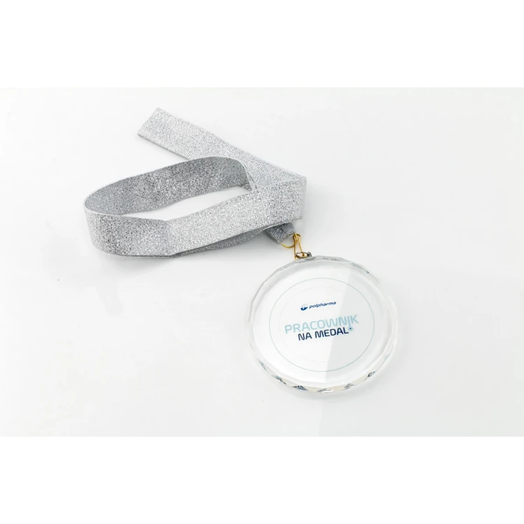 Elite Glasmedaille mit farbigem UV-Druck und Etui - MGR024