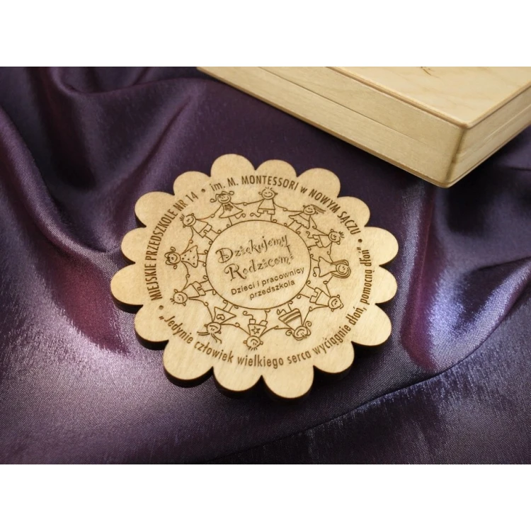Medaille in einer Box mit Personalisierung und beliebigen Grafik- und Textgravuren - MGR008
