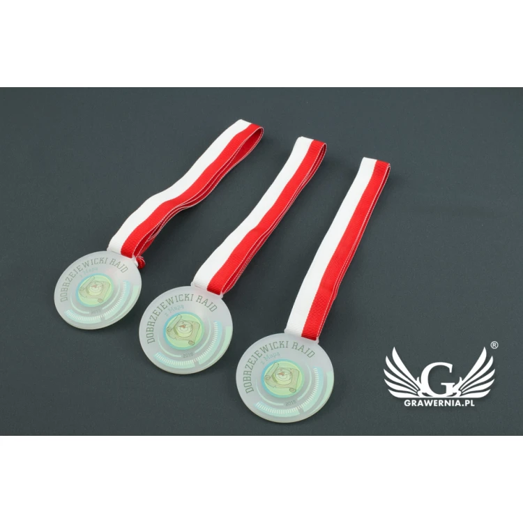 Frosted Acryl Medaille - UV-Druck - MAK001 - Durchmesser 40 bis 80mm