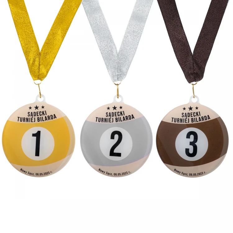 Plexi-Medaille mit UV-Druck - Abmessungen: 90x100mm - MGR096