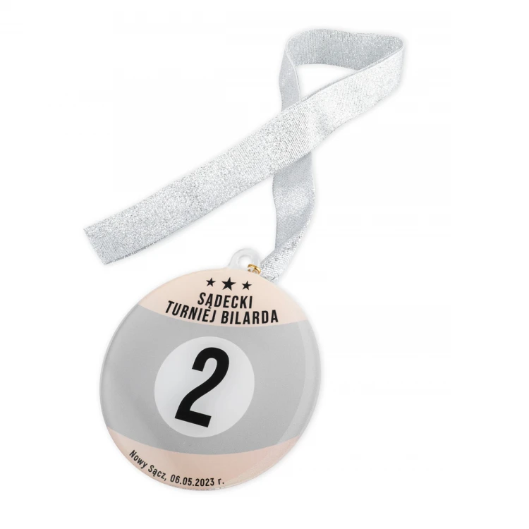 Plexi-Medaille mit UV-Druck - Abmessungen: 90x100mm - MGR096
