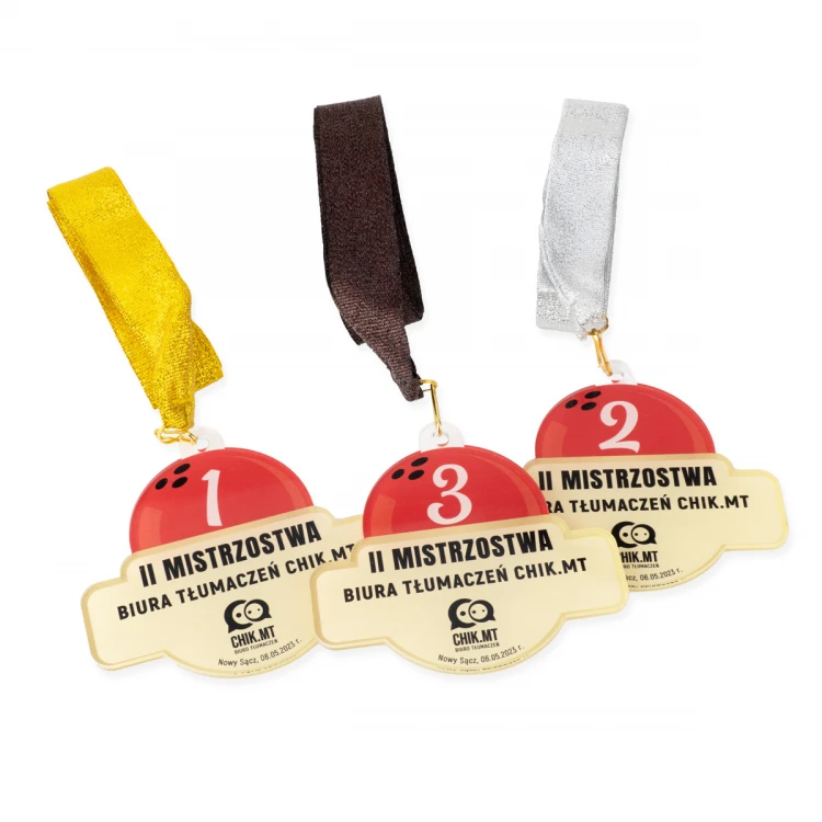 Plexi-Medaille mit UV-Druck - Abmessungen: 89x84mm - MGR097