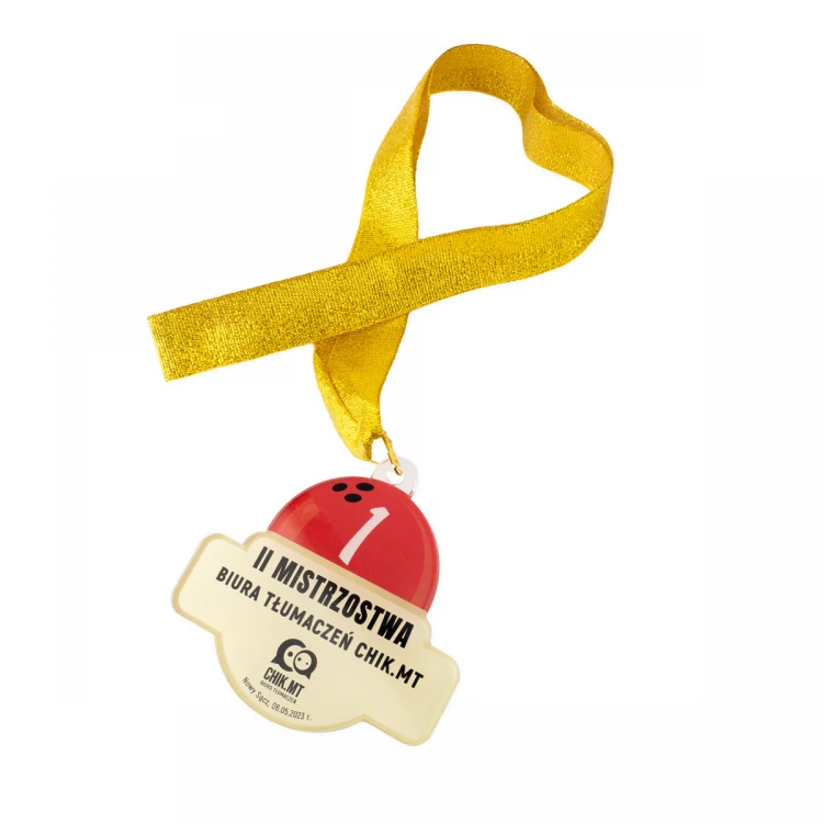 Plexi-Medaille mit UV-Druck - Abmessungen: 89x84mm - MGR097