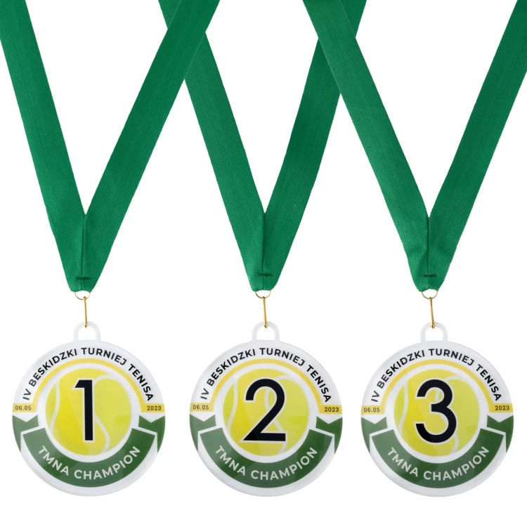 Plexi-Medaille mit UV-Druck - Abmessungen: 90x100mm - MGR104