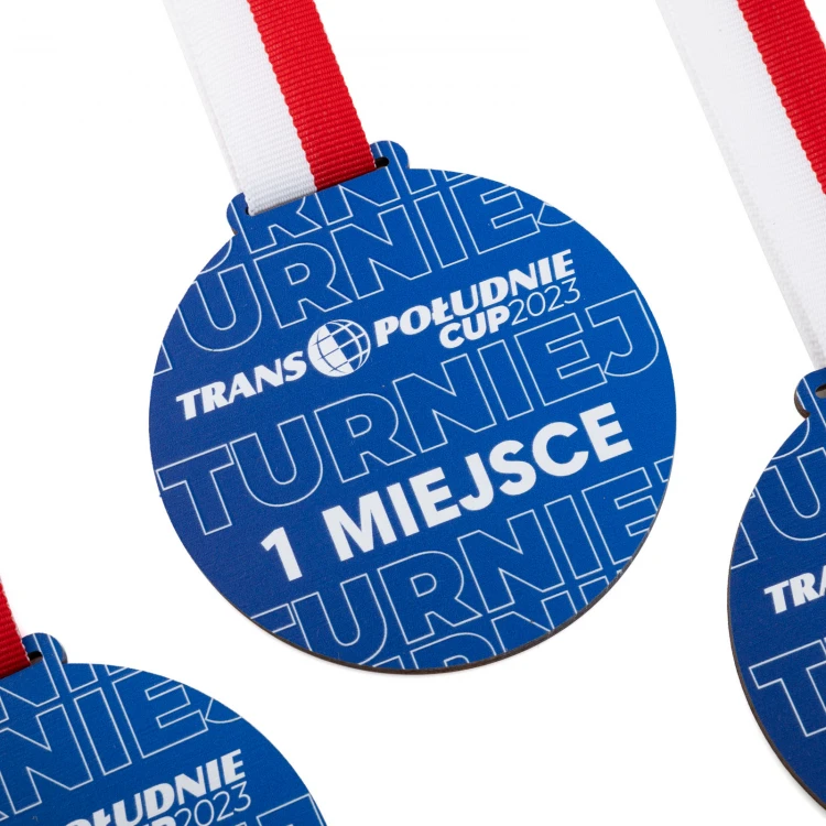 Holzmedaillen mit beliebigem Logo - Durchmesser 80mm - UV-Druck - MGR105