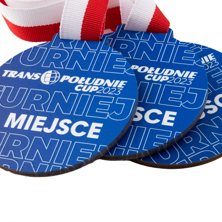 Holzmedaillen mit beliebigem Logo - Durchmesser 80mm - UV-Druck - MGR105