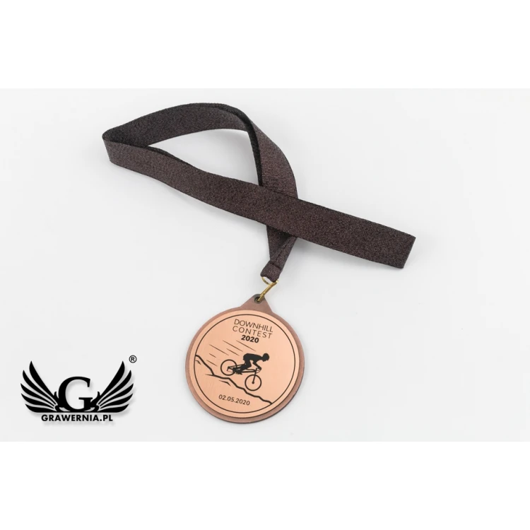 Metallmedaillen mit graviertem Emblem - Durchmesser 70mm - MMC1170