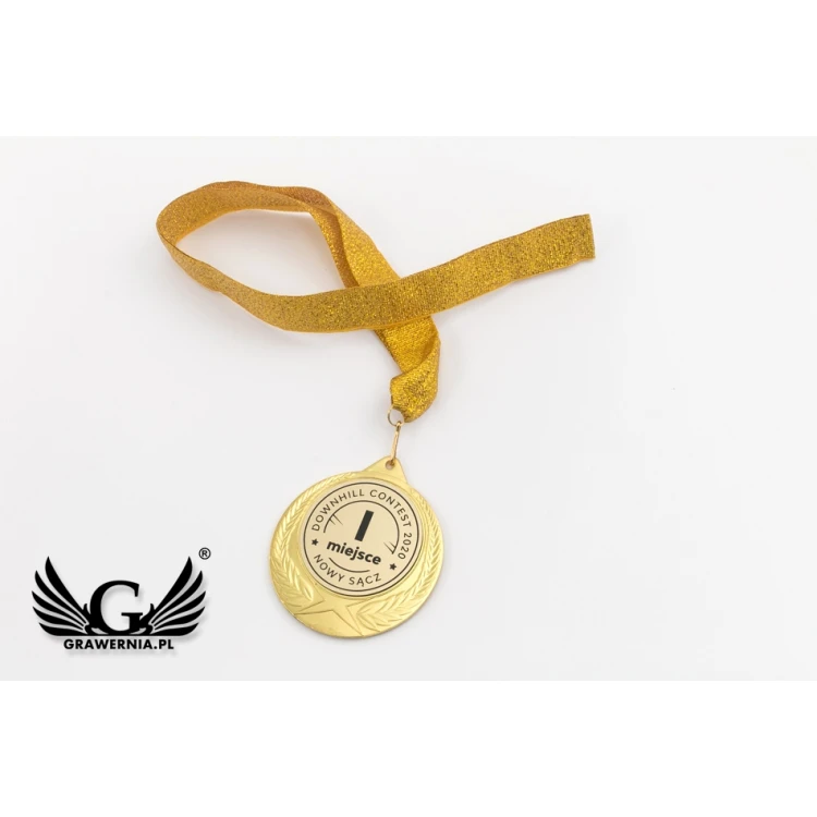 Metallmedaillen mit graviertem Emblem - Durchmesser 70mm - MMC1170