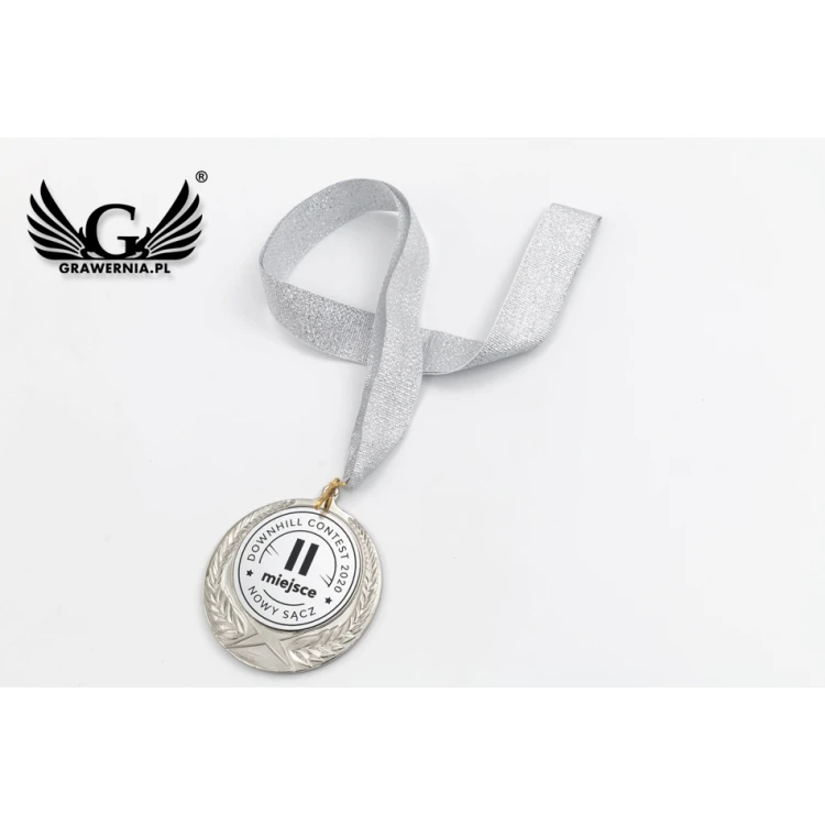 Metallmedaillen mit graviertem Emblem - Durchmesser 70mm - MMC1170