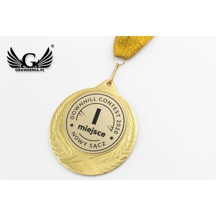 Metallmedaillen mit graviertem Emblem - Durchmesser 70mm - MMC1170