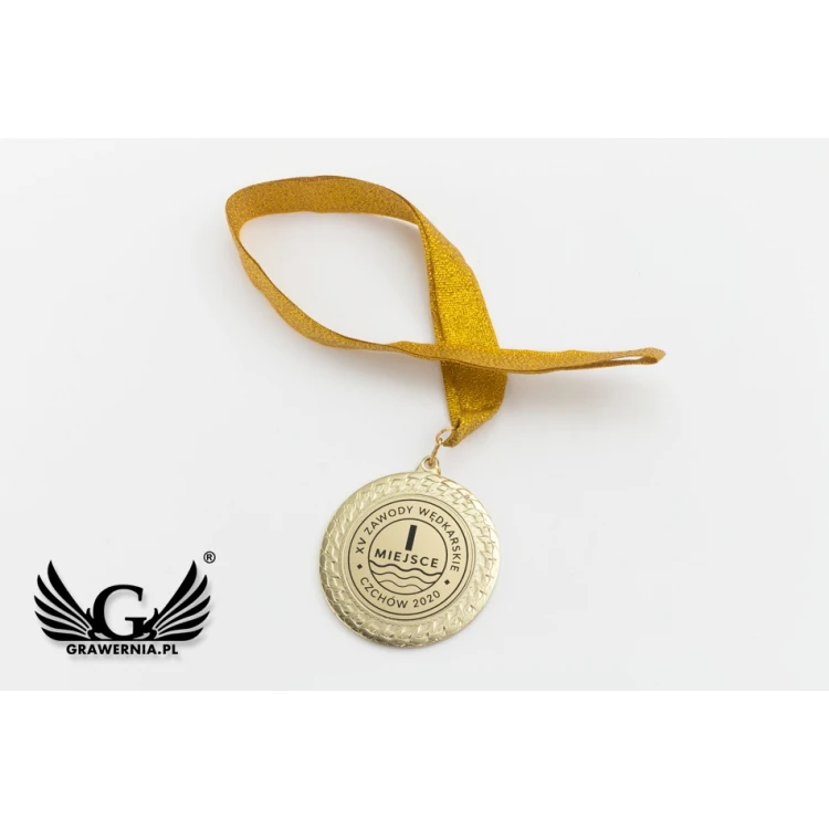 Metallmedaillen mit graviertem Emblem - Durchmesser 70mm - MMC2072
