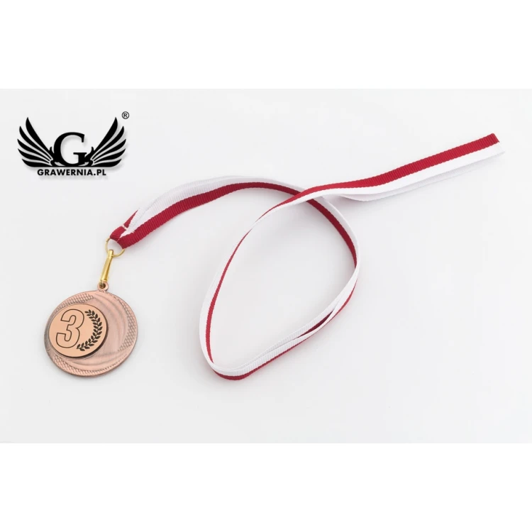 Metallmedaillen mit graviertem Emblem - Durchmesser 40mm - MMC9040