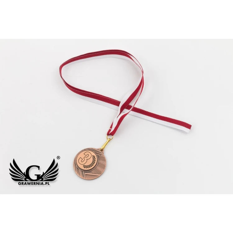 Metallmedaillen mit graviertem Emblem - Durchmesser 40mm - ME0040
