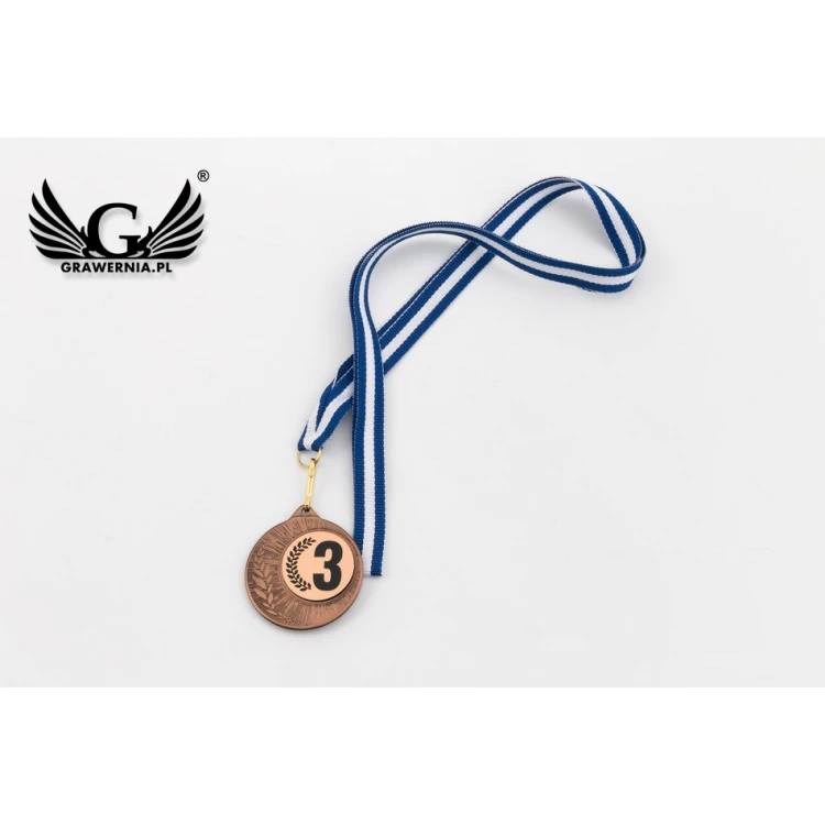 Metallmedaillen mit graviertem Emblem - Durchmesser 40mm - ME0240