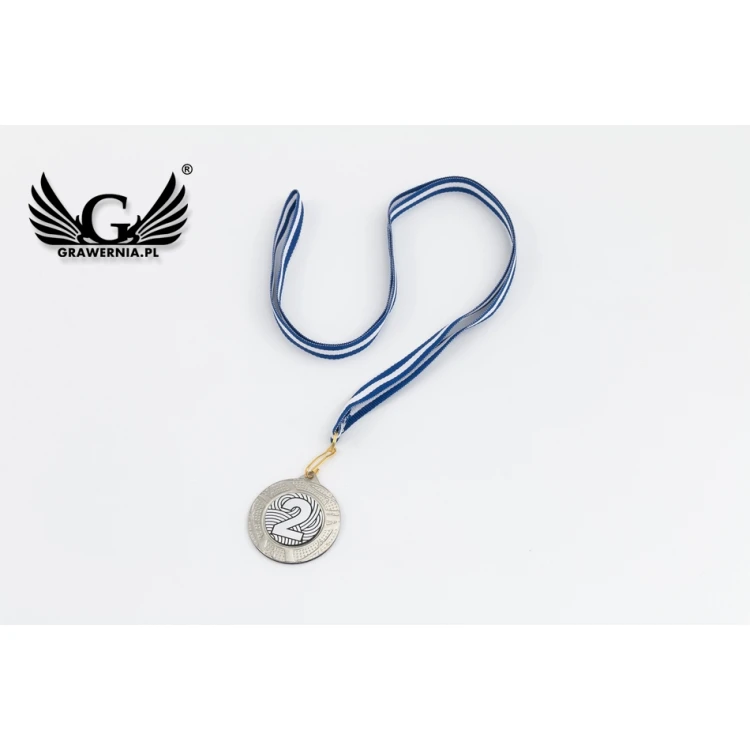 Metallmedaillen mit graviertem Emblem - Durchmesser 40mm - ME0140