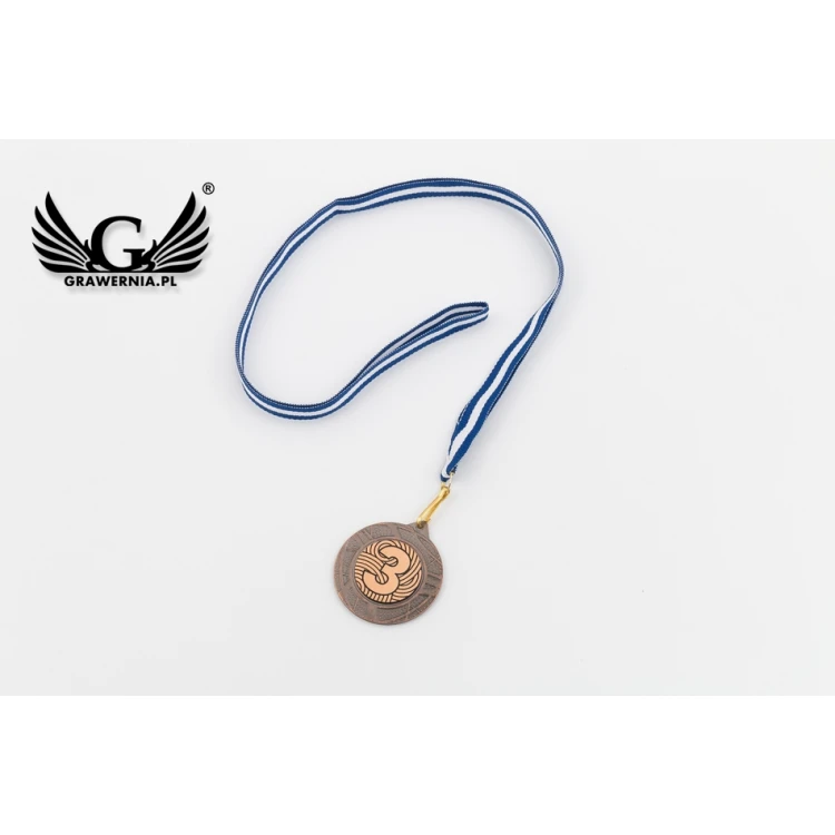 Metallmedaillen mit graviertem Emblem - Durchmesser 40mm - ME0140