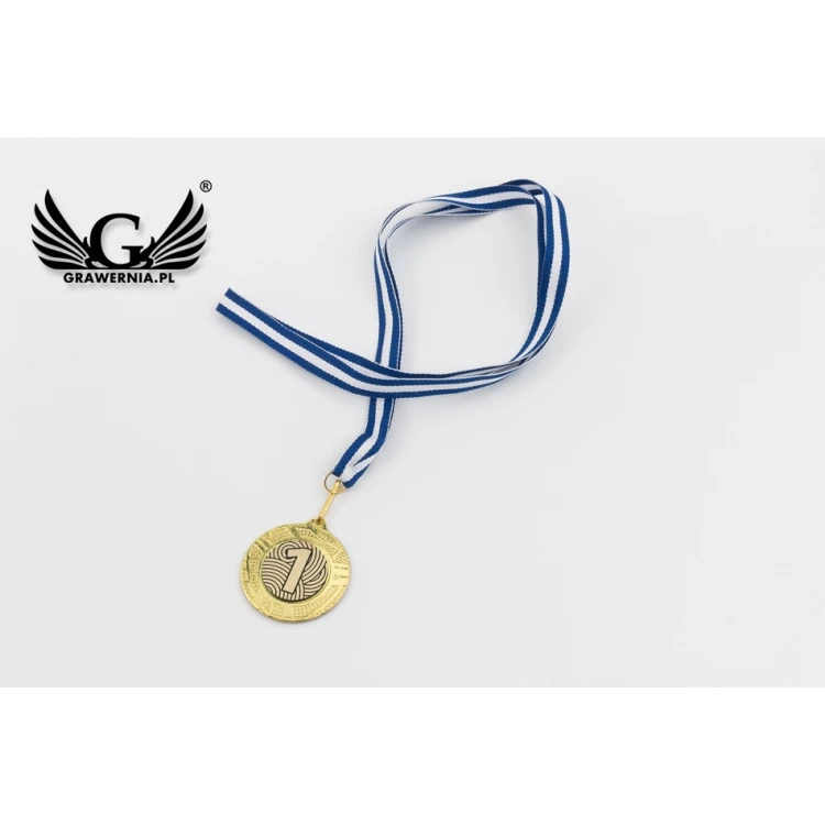 Metallmedaillen mit graviertem Emblem - Durchmesser 40mm - ME0140