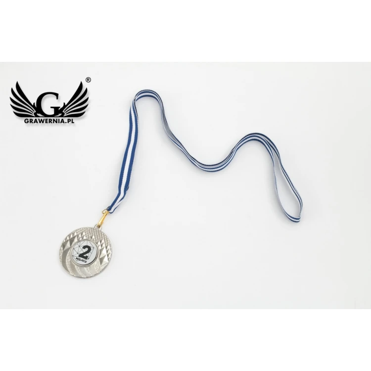 Metallmedaillen mit graviertem Emblem - Durchmesser 50mm - MMC0150