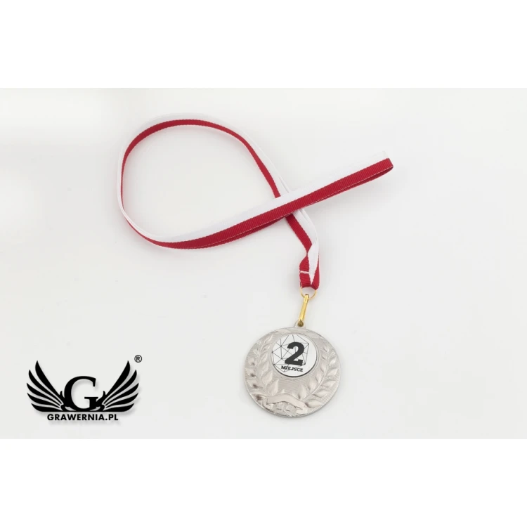 Metallmedaillen mit graviertem Emblem - Durchmesser 50mm - MMC1750