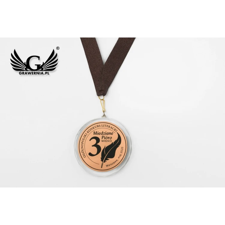 Elite Glasmedaillen - Gold, Silber, Bronze + Etui