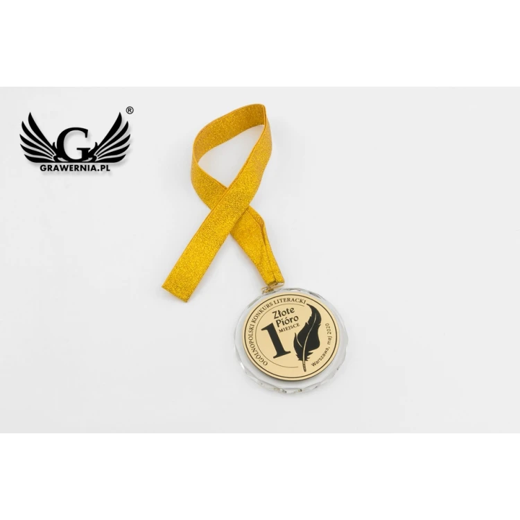 Elite Glasmedaillen - Gold, Silber, Bronze + Etui