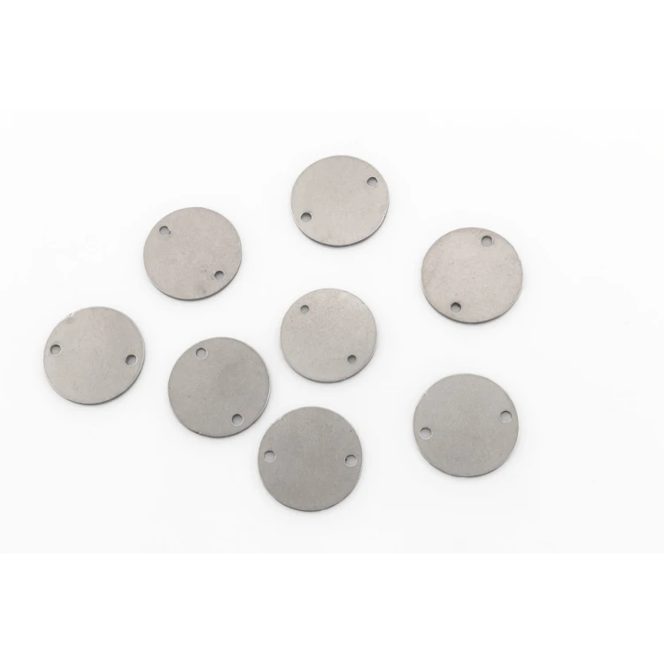 Stahletiketten für Kleidung - Abmessungen: 20x20mm - ME16