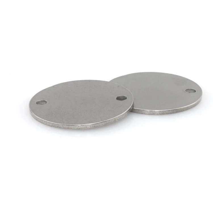 Stahletiketten für Kleidung - Abmessungen: 20x20mm - ME16