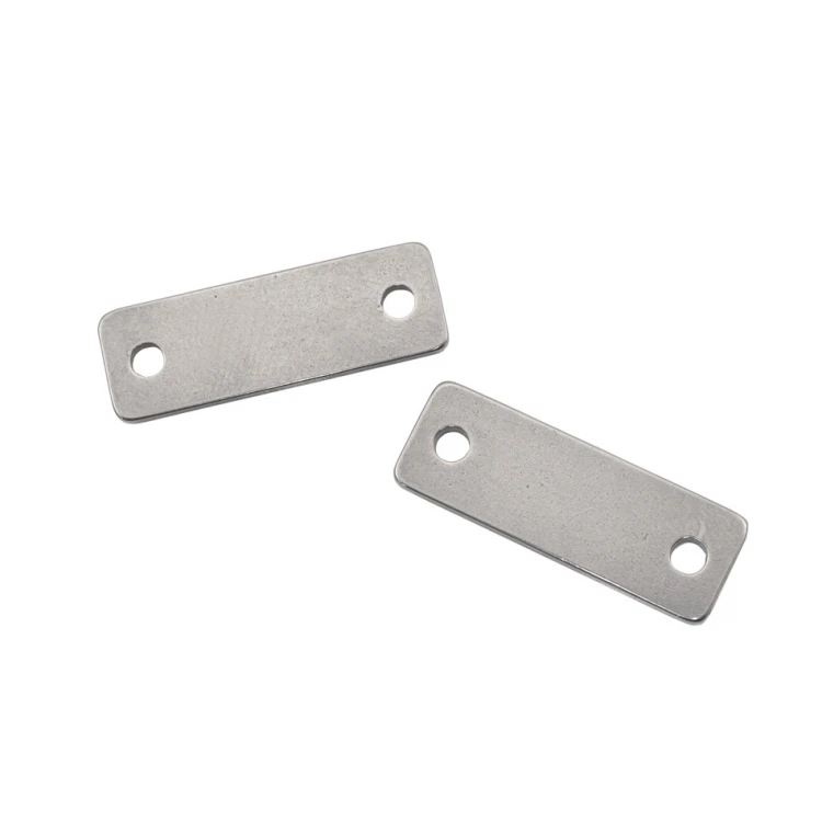Stahletiketten für Kleidung - Abmessungen: 20x7mm - ME18