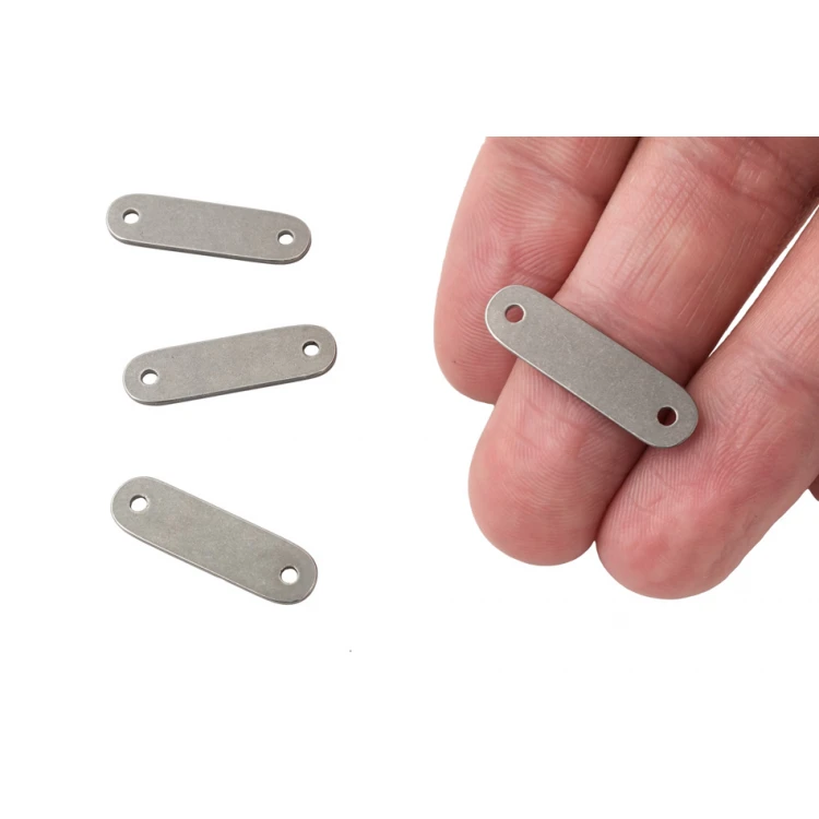Stahletiketten für Kleidung - Abmessungen: 25x7mm - ME22