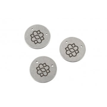 Stahletiketten für Kleidung - Abmessungen: 11x11mm - ME23