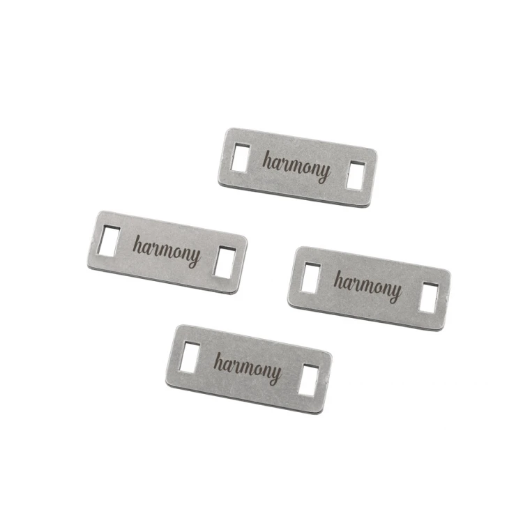 Stahletiketten für Kleidung - Abmessungen: 20x8mm - ME24