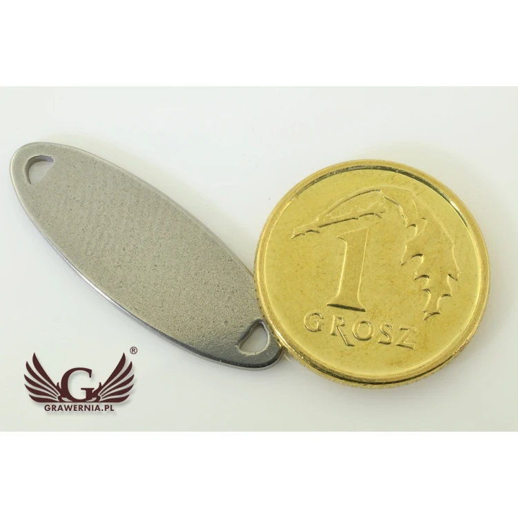 Stahletiketten für Kleidung - Abmessungen: 23x8mm - ME6