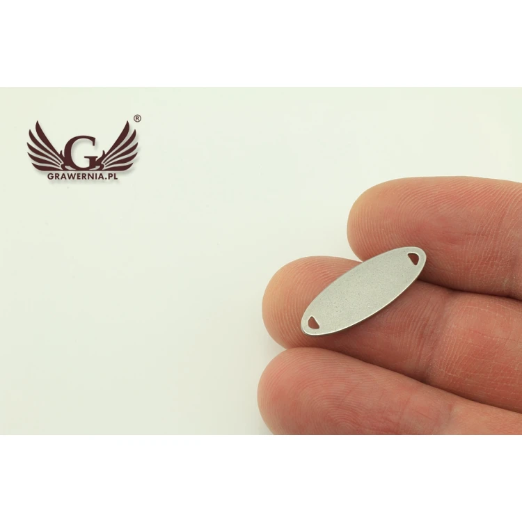 Stahletiketten für Kleidung - Abmessungen: 23x8mm - ME6