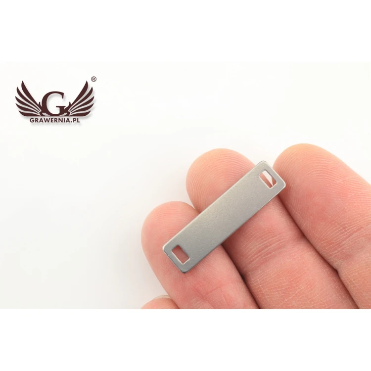Stahletiketten für Kleidung - Abmessungen: 30x8mm - ME10
