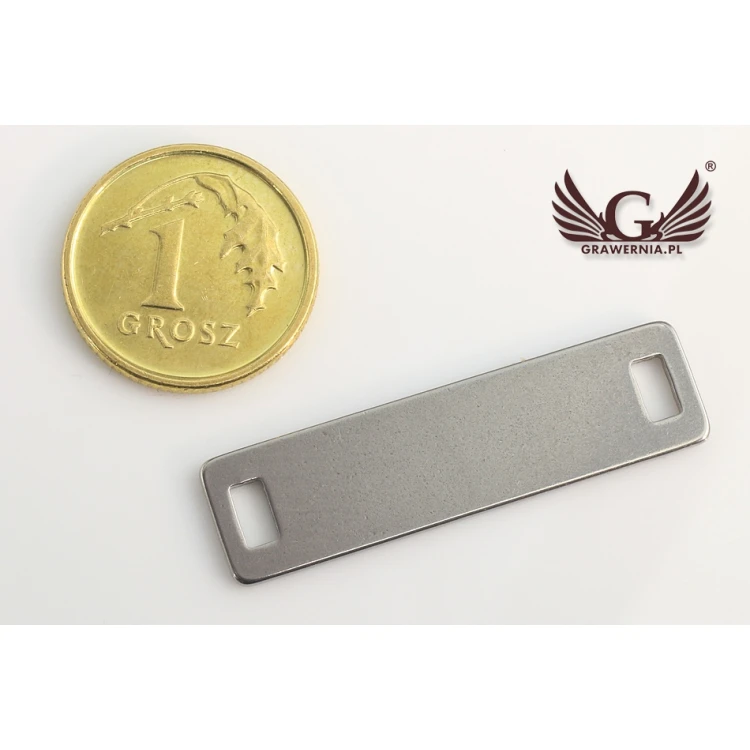 Stahletiketten für Kleidung - Abmessungen: 30x8mm - ME10