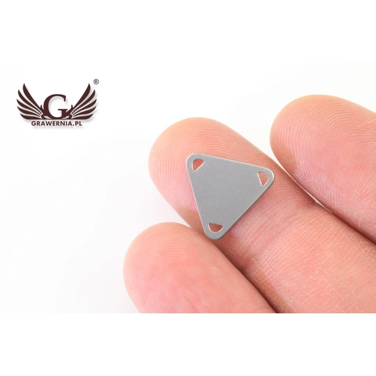 Stahlkleidungsetiketten - Abmessungen: 13,5x13,5mm - ME12