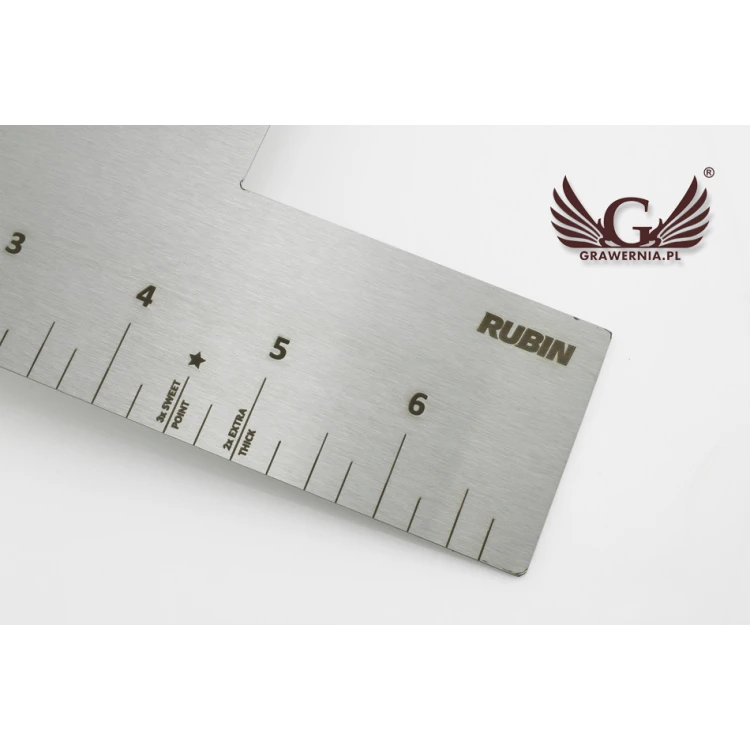 Lasergraviertes Stahlmaßband - Abm. 177x121x30mm - TAB053