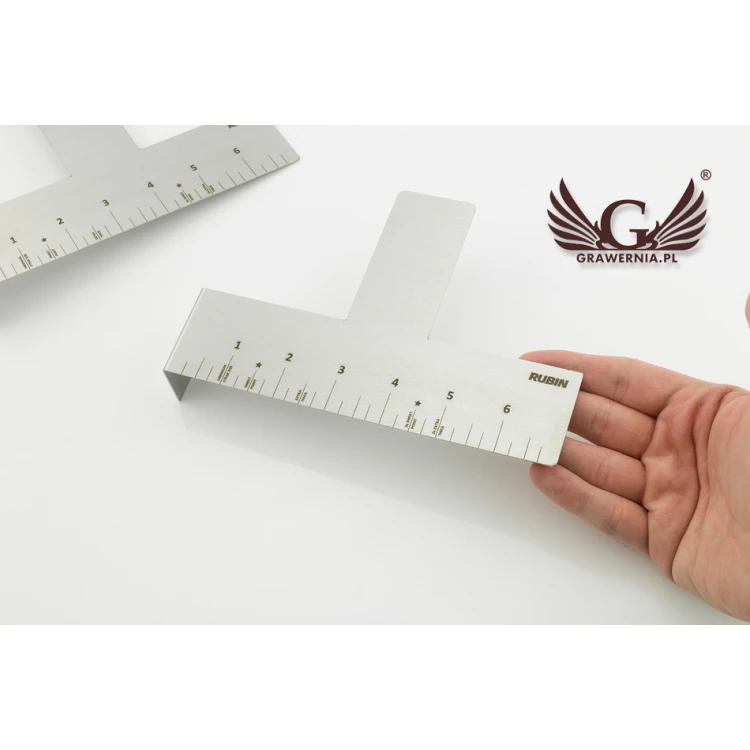 Lasergraviertes Stahlmaßband - Abm. 177x121x30mm - TAB053