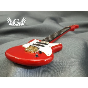 Mini Elektrische Gitarre mit Koffer - Rot - Modell MGT5