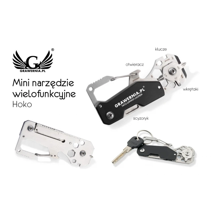 Mini-Multifunktionswerkzeug mit Ihrer Gravur - Hoko - BP119