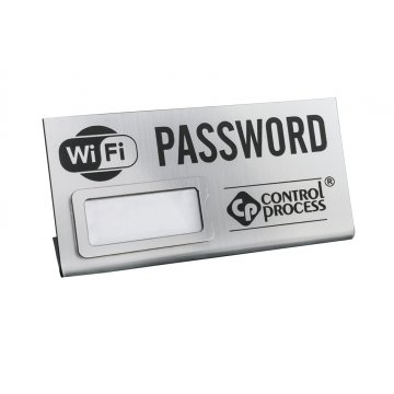 Mini-Ständer mit WLAN-Passwortfenster - 100x45mm - PR015