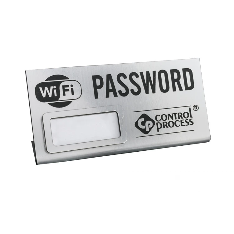 Mini-Ständer mit WLAN-Passwortfenster - 100x45mm - PR015