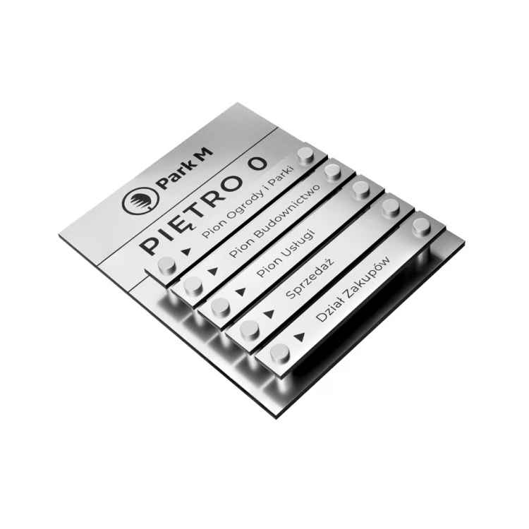 Lasergravierte Tafel auf Abstand - Maße: 200x250mm - TAB256