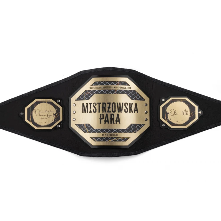 Meisterpaar - Champion Gürtel für das Brautpaar - P051